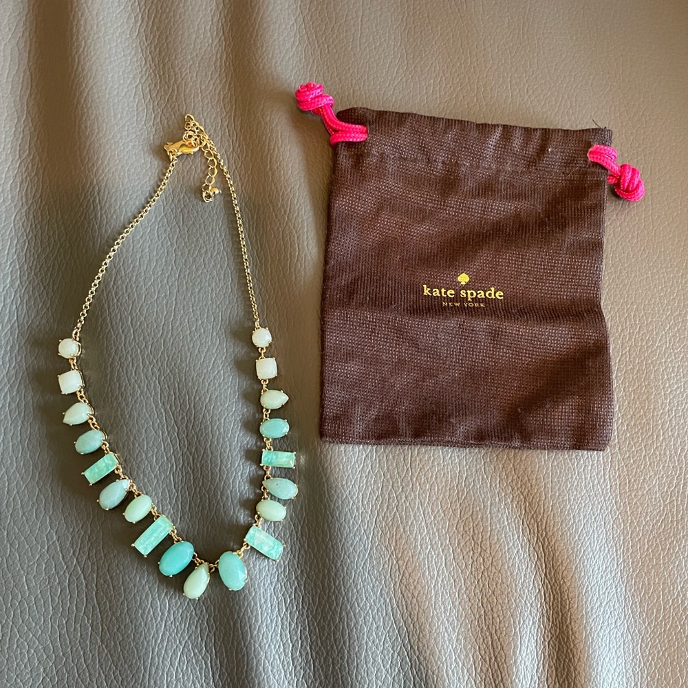 Green Kate Spade necklace